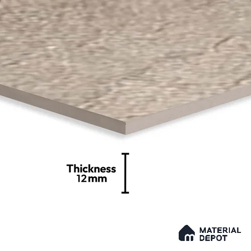 Stone Floor Tile TL 06023 AK Evoque Natural 11.8 inch x11.8 inch Anti Skid Tiles Vitrified Matte Slate Punch Finish - 12 mm | 16 Random Design | Ideal For Parking, Outdoor, Balcony