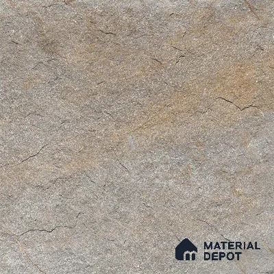 Stone Floor Tile TL 06023 C Evoque Gris 2 ft x 2 ft Anti Skid Tiles Vitrified Matte Slate Punch Finish - 12 mm | 4 Random Design  Ideal For Parking, Outdoor, Balcony (Sample)