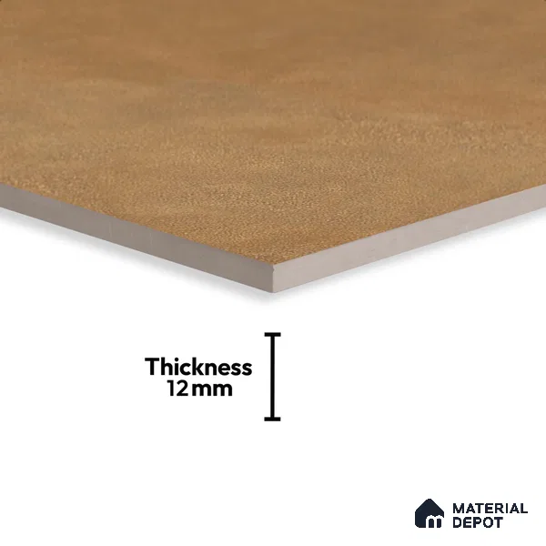 Cement Floor Tile TL 06023 G Spectra Earth 2 ft x 2 ft Vitrified Matte Slate Punch Finish - 12 mm | 6 Random Design | Ideal For Living Room, Bathroom, Restaurants (Sample)