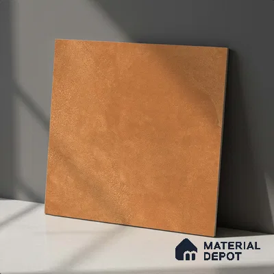 Cement Floor Tile TL 06023 H Spectra Cotto 2 ft x 2 ft Vitrified Matte Slate Punch Finish - 12 mm | 6 Random Design | Ideal For Living Room, Bathroom, Restaurants (Sample)