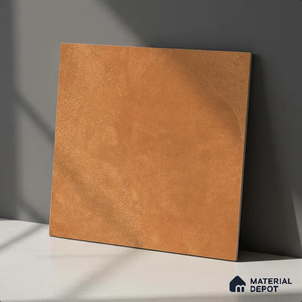 Cement Floor Tile TL 06023 H Spectra Cotto 2 ft x 2 ft Vitrified Matte Slate Punch Finish - 12 mm | 6 Random Design | Ideal For Living Room, Bathroom, Restaurants (Sample)