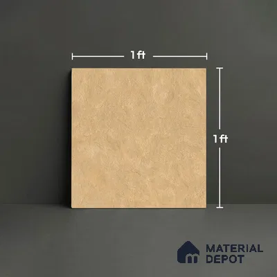 Stone Floor Tile TL 06023 R Natural Stone 11.8 inch x11.8 inch Vitrified Matte Slate Punch Finish - 12 mm | 140 Random Design | Suitable For Bathroom, Balcony, Courtyard