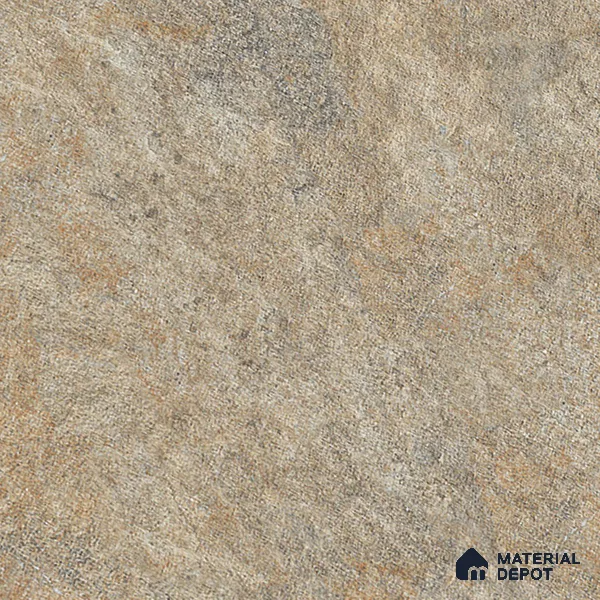 Stone Floor Tile TL 06023 T Forest Olive 11.8 inch x11.8 inch Vitrified Matte Slate Punch Finish - 12 mm | 24 Random Design | Suitable For Bathroom, Balcony, Courtyard