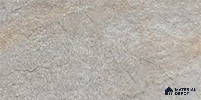 Stone Floor Tile TL 06023 U Evoque Gris 2 ft x 11.8 Inch Anti Skid Tiles Vitrified Matte Slate Punch Finish - 12 mm | 8 Random Design  Ideal For Parking, Outdoor, Balcony