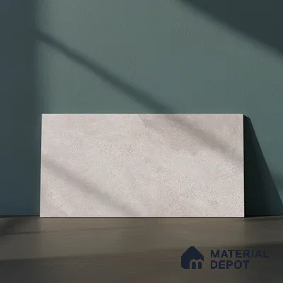 Cement Floor Tile TL 06023 W Spectra Grey 2 ft x 11.8 Inch Vitrified Matte Slate Punch Finish - 12 mm | 12 Random Design | Suitable For Bathroom, Balcony, Courtyard