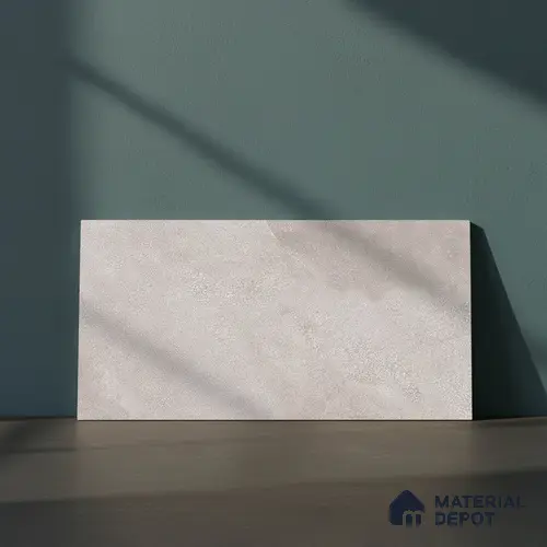 Cement Floor Tile TL 06023 W Spectra Grey 2 ft x 11.8 Inch Vitrified Matte Slate Punch Finish - 12 mm | 12 Random Design | Ideal For Living Room, Bathroom, Restaurants