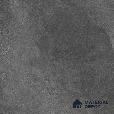 Cement Floor Tile TL 06023 Z Spectra Nero 11.8 inch x11.8 inch Vitrified Matte Slate Punch Finish - 12 mm | 24 Random Design | Ideal For Parking, Balcony, Courtyard