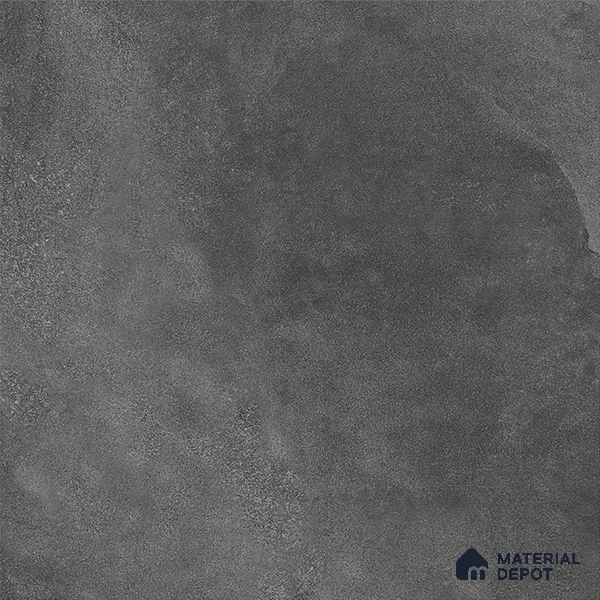 Cement Floor Tile TL 06023 Z Spectra Nero 11.8 inch x11.8 inch Vitrified Matte Slate Punch Finish - 12 mm | 24 Random Design | Ideal For Parking, Balcony, Courtyard