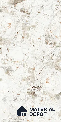 Stone Wall & Floor Tile TL 06098 Ambrose Snow 4 ft x 2 ft Vitrified Matte Finish - 9 mm | 8 Random Design | Suitable For Living Room, Bedroom, Bathroom, Kitchen (Sample)