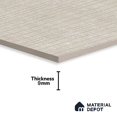 Punch Floor & Wall Tile TL 06094 C Slaty Greige Checks 4 ft x 2 ft Vitrified Matte Finish - 9 mm | 4 Random Design | Suitable For Living Room, Bedroom, Bathroom, Kitchen (Sample)
