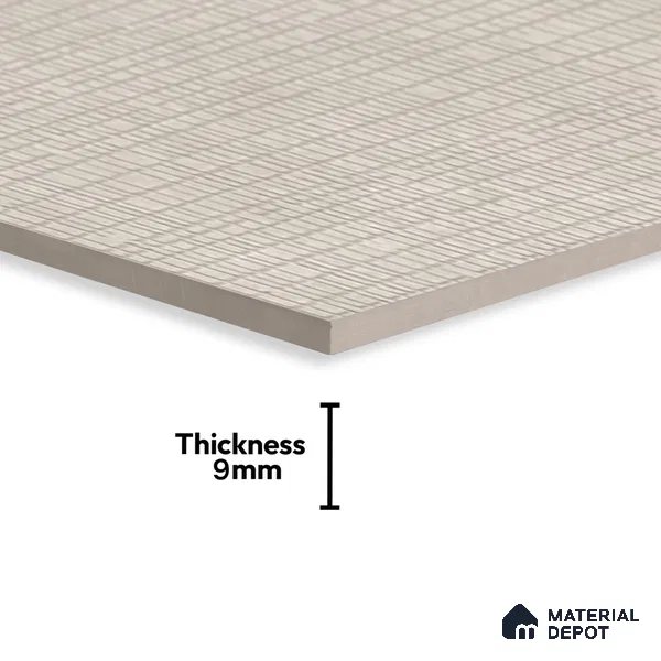Punch Floor & Wall Tile TL 06094 C Slaty Greige Checks 4 ft x 2 ft Vitrified Matte Finish - 9 mm | 4 Random Design | Suitable For Living Room, Bedroom, Bathroom, Kitchen (Sample)