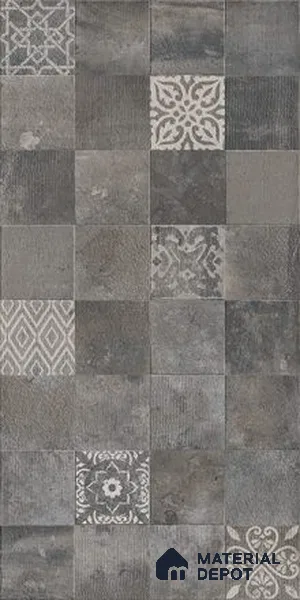 Highlighter,Stone Wall Tile TL 05525 B Prestige Earthstone Graphite Decor 2 ft x 4 ft Vitrified Matte Finish - 9 mm | 2 Random Design | Suitable for Living Room, Bedroom, Bathroom (Sample)