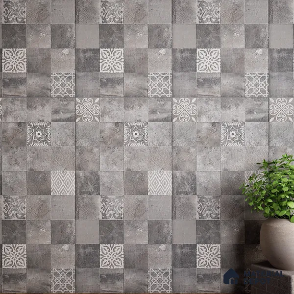Highlighter,Stone Wall Tile TL 05525 B Prestige Earthstone Graphite Decor 2 ft x 4 ft Vitrified Matte Finish - 9 mm | 2 Random Design | Suitable for Living Room, Bedroom, Bathroom (Sample)