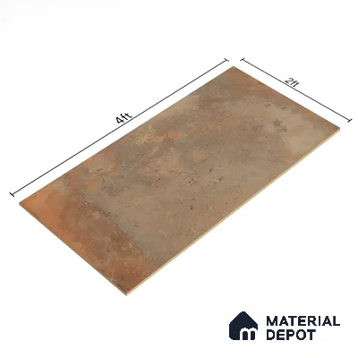 Rustic Wall Tile TL 05525 C Prestige Earthstone Cotto 2 ft x 4 ft Vitrified Matte Finish - 9 mm | 8 Random Design | Suitable for Living Room, Bedroom, Bathroom (Sample)