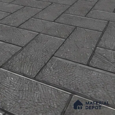 Parking Floor Tile TL 07999 Stonis Gris 16 x 16 inch Vitrified Anti Skid Matte Finish Heavy Duty Tile - 12 mm | Suitable For Outdoor, Balcony, Terrace | Pattern Alignment May Vary | 2-3 mm Spacer is Mandatory