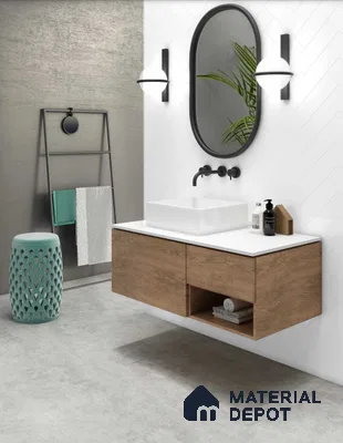 TL 00045 4x12 inches White Glossy Finish Tile (Sample)