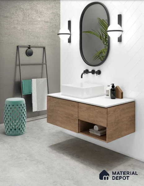 TL 00045 4x12 inches White Glossy Finish Tile (Sample)