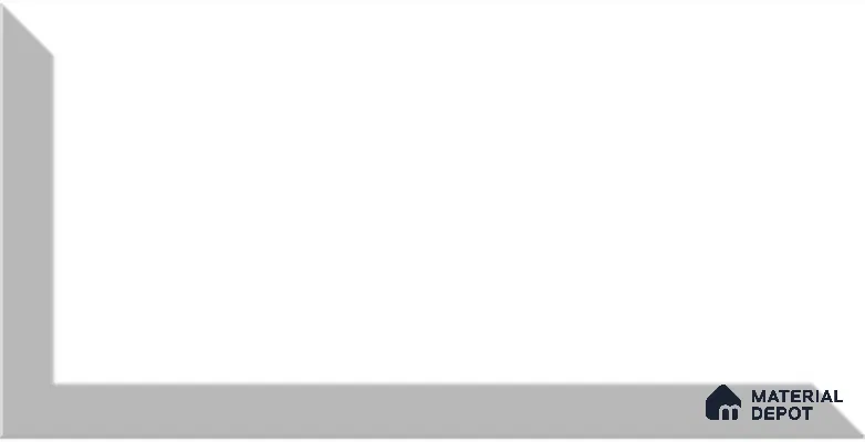 TL 00044 4x8 inches White Bevelled Ceramic Wall Tile - 7 mm (Sample)