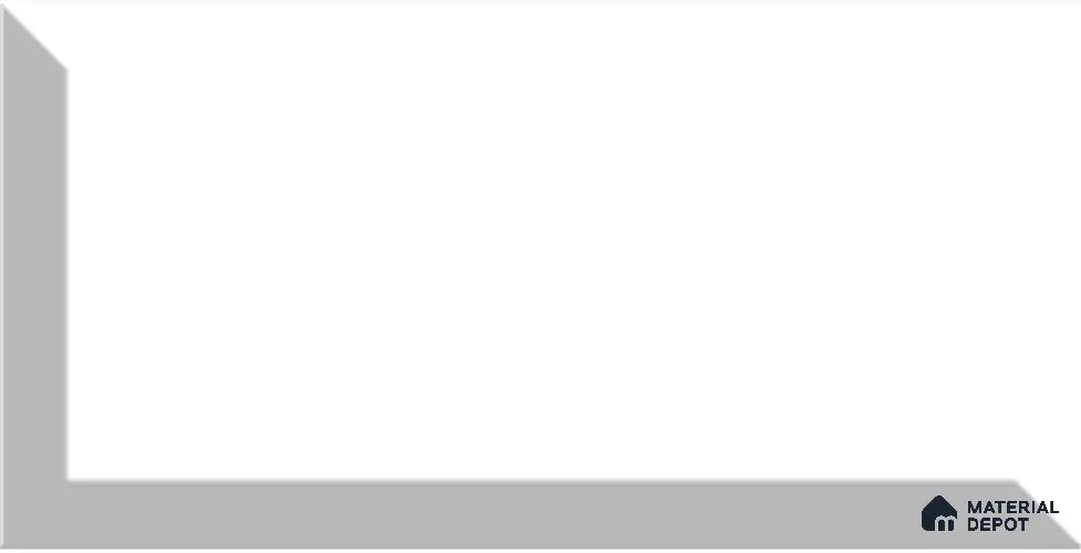 TL 00044 4x8 inches White Bevelled Ceramic Wall Tile - 7 mm