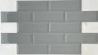 TL 00002 B 12x4 inches Dark Grey Bevelled Glossy Finish Ceramic Wall Tile - 7 mm | Image 1