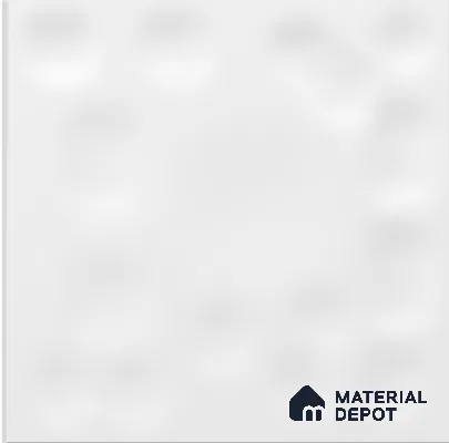 TL 00043 4x4 inches White Bumpy Ceramic Wall Tile - 5.8 mm (Sample)