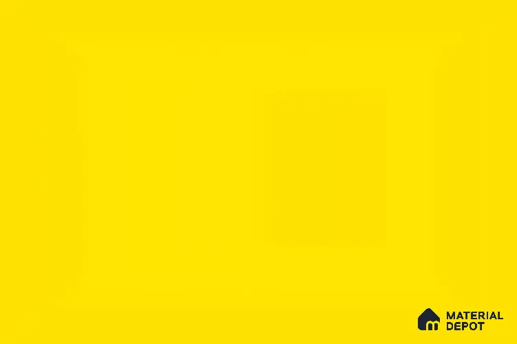 TL 00030 E 4x12 inches Yellow Plain Flat Glossy Finish Ceramic Wall Tile - 7 mm