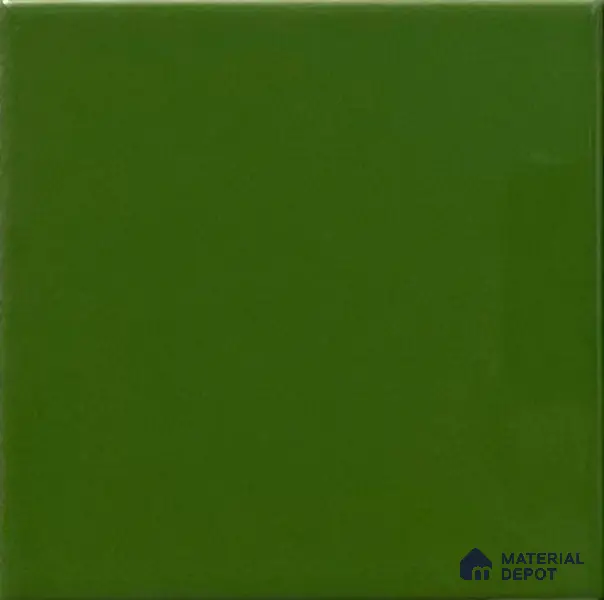 TL 00055 L 4x4 inches Oasis Green Plain Glossy Finish Ceramic Wall Tile - 5.8 mm