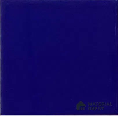Subway Wall Tile TL 00055 X 8x8 inch P Blue Plain Glossy Finish Ceramic Tile - 6 mm | Please Expect a Slight Variation of Pattern