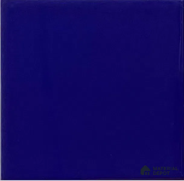 Subway Wall Tile TL 00055 X 8x8 inch P Blue Plain Glossy Finish Ceramic Tile - 6 mm | Please Expect a Slight Variation of Pattern