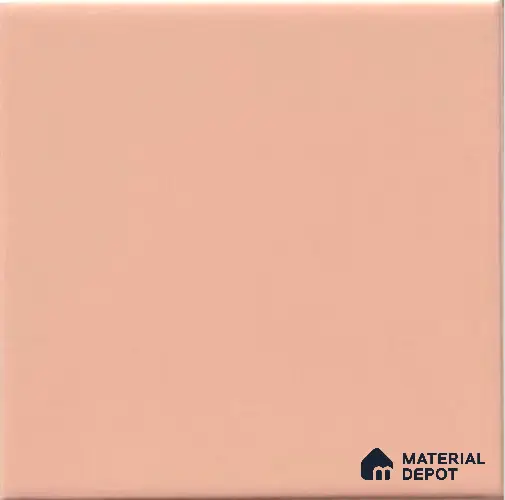 TL 00055 E 4x4 inches Pink Plain Glossy Finish Ceramic Wall Tile - 5.8 mm