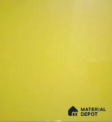TL 00057 8x8 inches Lemon Yellow Glossy Finish Ceramic Wall Tile - 6 mm | Please Expect a Slight Variation of Pattern (Sample)
