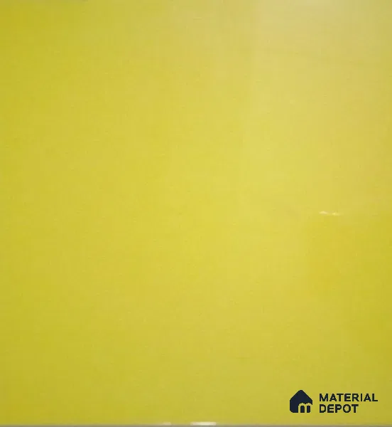 TL 00057 8x8 inches Lemon Yellow Glossy Finish Ceramic Wall Tile - 6 mm | Please Expect a Slight Variation of Pattern (Sample)