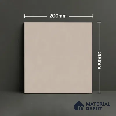Subway Floor & Wall Tile TL 06044 Doric Dusty Plain 200 x 200 mm Vitrified Matte Finish - 9 mm | Ideal For Bathroom, Kitchen | 2 mm Spacer is Mandatory | Please Expect a Slight Variation of Pattern (Sample)