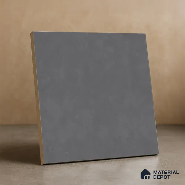 Subway Floor & Wall Tile TL 06045 Doric Grey Plain 200 x 200 mm Vitrified Matte Finish - 9 mm | Ideal For Bathroom, Kitchen | 2 mm Spacer is Mandatory | Please Expect a Slight Variation of Pattern