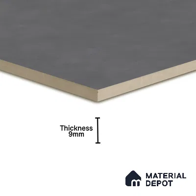 Subway Floor & Wall Tile TL 06045 Doric Grey Plain 200 x 200 mm Vitrified Matte Finish - 9 mm | Ideal For Bathroom, Kitchen | 2 mm Spacer is Mandatory | Please Expect a Slight Variation of Pattern