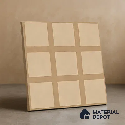 Moroccan Floor & Wall Tile TL 06046 B Doric Melon Decor 200 x 200 mm Vitrified Matte Finish - 9 mm | Ideal For Living Room, Bathroom, Kitchen | 2 mm Spacer is Mandatory | Please Expect a Slight Variation of Pattern (Sample)