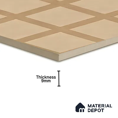 Moroccan Floor & Wall Tile TL 06046 B Doric Melon Decor 200 x 200 mm Vitrified Matte Finish - 9 mm | Ideal For Living Room, Bathroom, Kitchen | 2 mm Spacer is Mandatory | Please Expect a Slight Variation of Pattern (Sample)