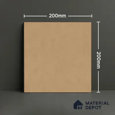 Subway Floor & Wall Tile TL 06046 Doric Melon Plain 200 x 200 mm Vitrified Matte Finish - 9 mm | Ideal For Bathroom, Kitchen | 2 mm Spacer is Mandatory | Please Expect a Slight Variation of Pattern