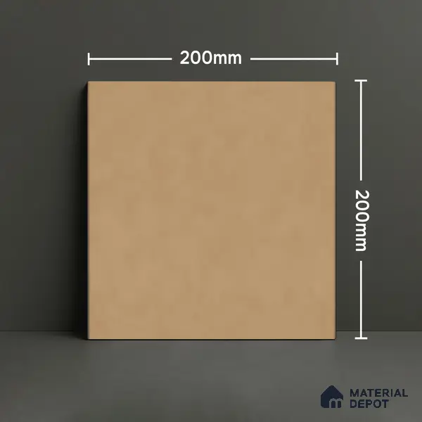 Subway Floor & Wall Tile TL 06046 Doric Melon Plain 200 x 200 mm Vitrified Matte Finish - 9 mm | Ideal For Bathroom, Kitchen | 2 mm Spacer is Mandatory | Please Expect a Slight Variation of Pattern