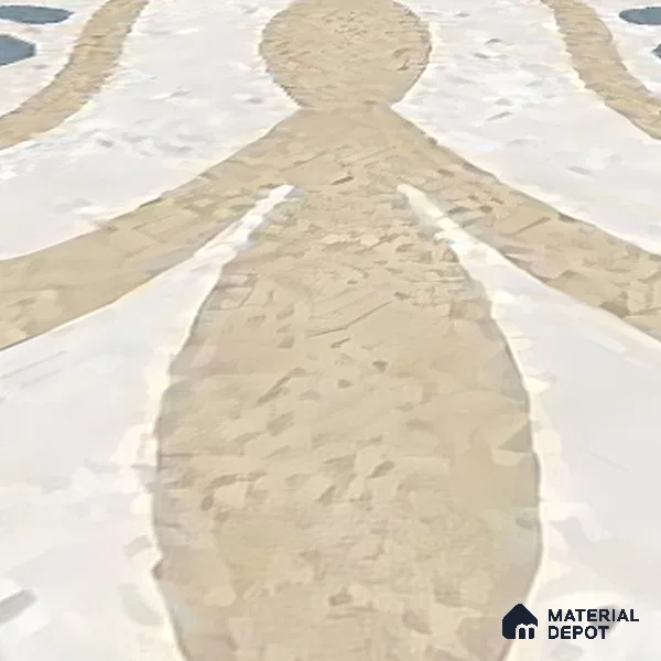 Moroccan Floor & Wall Tile TL 06061 B Omega Decor 200 x 200 mm Vitrified Matte Finish - 9 mm | Ideal For Living Room, Bathroom, Kitchen | 2 mm Spacer is Mandatory | Please Expect a Slight Variation of Pattern (Sample)