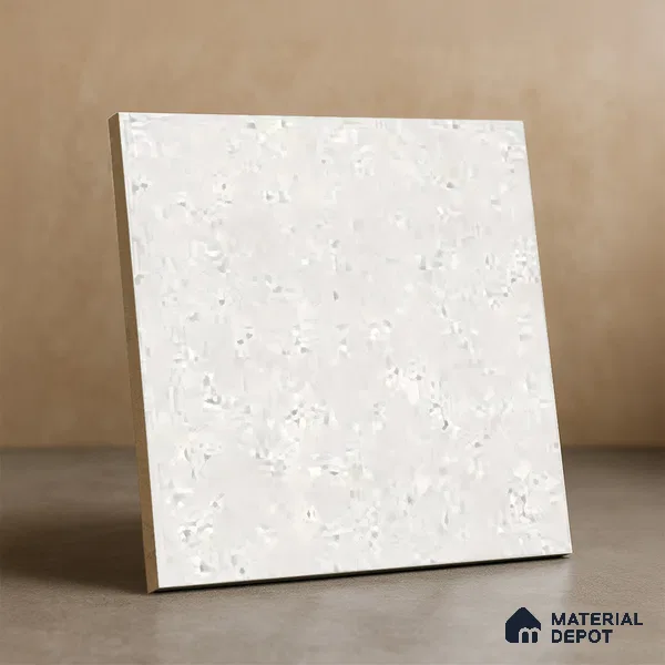 Subway Floor & Wall Tile TL 06061 Omega Plain 200 x 200 mm Vitrified Matte Finish - 9 mm | Ideal For Bathroom, Kitchen | 2 mm Spacer is Mandatory | Please Expect a Slight Variation of Pattern (Sample)