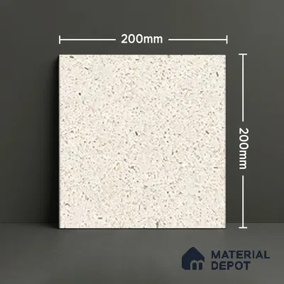 Subway Floor & Wall Tile TL 06072 Zeppole Plain 200 x 200 mm Vitrified Matte Finish - 9 mm | Ideal For Bathroom, Kitchen | 2 mm Spacer is Mandatory | Please Expect a Slight Variation of Pattern