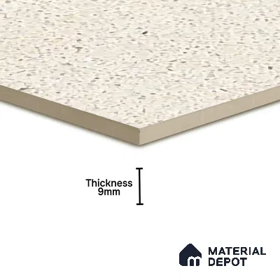 Subway Floor & Wall Tile TL 06072 Zeppole Plain 200 x 200 mm Vitrified Matte Finish - 9 mm | Ideal For Bathroom, Kitchen | 2 mm Spacer is Mandatory | Please Expect a Slight Variation of Pattern