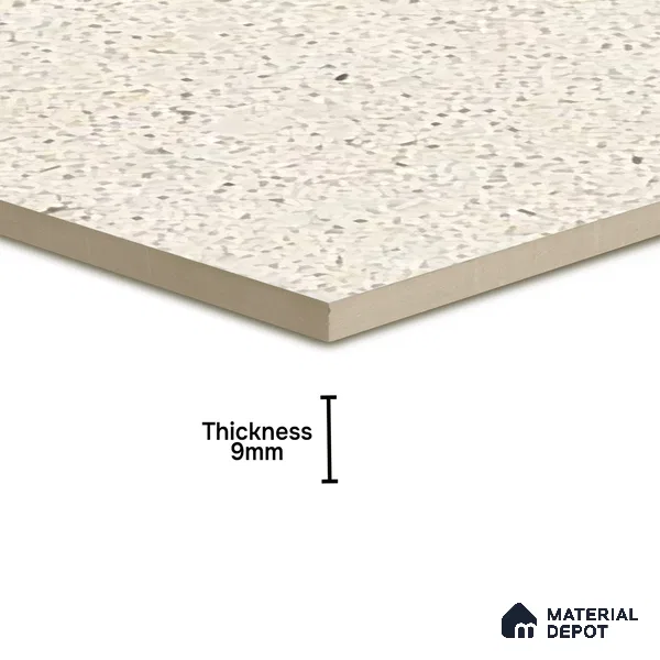 Subway Floor & Wall Tile TL 06072 Zeppole Plain 200 x 200 mm Vitrified Matte Finish - 9 mm | Ideal For Bathroom, Kitchen | 2 mm Spacer is Mandatory | Please Expect a Slight Variation of Pattern