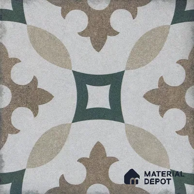 Subway Moroccan Wall & Floor Tile TL 05240 B Alpana Silvia Centros 8 x 8 inch Vitrified Matte Finish - 8 mm | Suitable for Accent / Feature Walls, Bathroom, Kitchen Wall & Backsplashes | Please Expect a Slight Variation of Pattern (Sample)