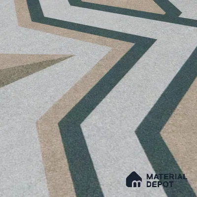 Subway Moroccan Wall & Floor Tile TL 05240 Alpana Silvia Carte 8 x 8 inch Vitrified Matte Finish - 8 mm | Suitable for Accent / Feature Walls, Bathroom, Kitchen Wall & Backsplashes | Please Expect a Slight Variation of Pattern (Sample)