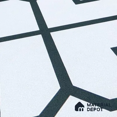 Subway Moroccan Wall & Floor Tile TL 05259 Crystal Spirts 8 x 8 inch Vitrified Matte Finish - 8 mm | Suitable for Accent / Feature Walls, Bathroom, Kitchen Wall & Backsplashes | Please Expect a Slight Variation of Pattern (Sample)
