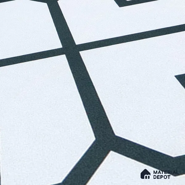 Subway Moroccan Wall & Floor Tile TL 05259 Crystal Spirts 8 x 8 inch Vitrified Matte Finish - 8 mm | Suitable for Accent / Feature Walls, Bathroom, Kitchen Wall & Backsplashes | Please Expect a Slight Variation of Pattern (Sample)