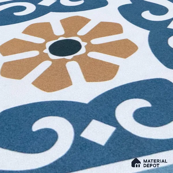 Subway Moroccan Wall & Floor Tile TL 05241 B Cuban Aspire Azul 8 x 8 inch Vitrified Matte Finish - 8 mm | Suitable for Accent / Feature Walls, Bathroom, Kitchen Wall & Backsplashes | Please Expect a Slight Variation of Pattern (Sample)
