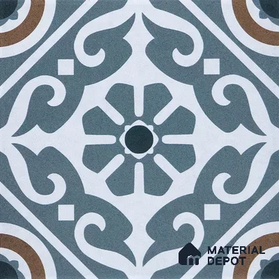 Subway Moroccan Wall & Floor Tile TL 05241 Cuban Aspire Ash 8 x 8 inch Vitrified Matte Finish - 8 mm | Suitable for Accent / Feature Walls, Bathroom, Kitchen Wall & Backsplashes | Please Expect a Slight Variation of Pattern (Sample)